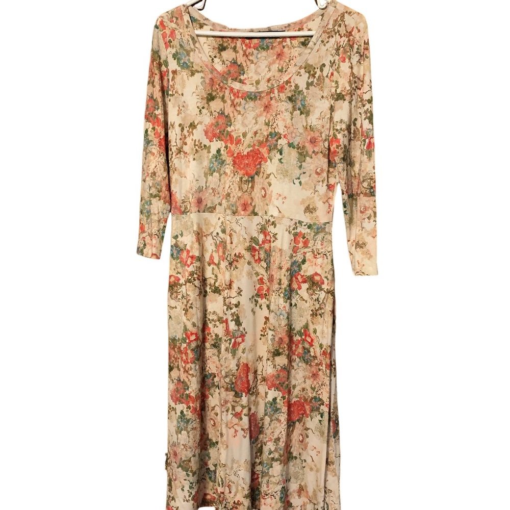 Peruvian Connection Floral Dress